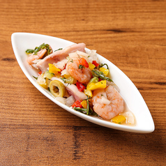 鳥賊と海老のサルピコン