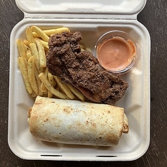 テイクアウト限定BOX ~ブリトーにフライドチキン&ポテトフライ~