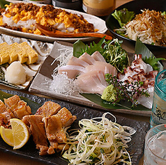 魚と串焼 發のコース写真