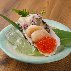 カキと帆立といくらの宝石箱