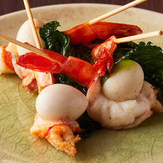 エビうずらの大葉揚げ 2本