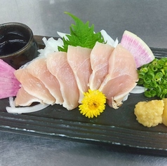 赤鶏のたたき ポン酢添え