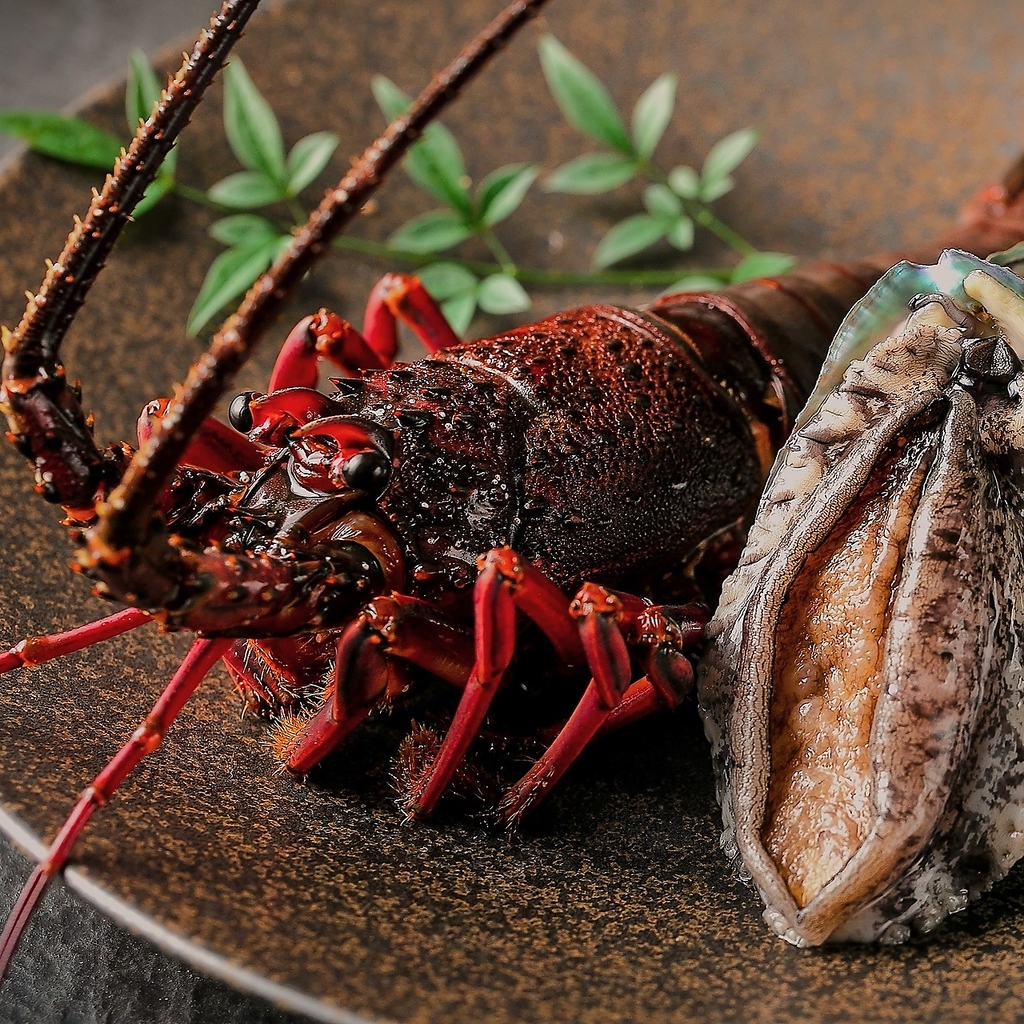 春日　後楽園　東京ドーム店では新鮮な魚介も、素材の味を引き出す鉄板焼きで楽しめます。