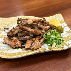 せせりの藁焼き