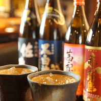 酒好きには堪らない、豊富な日本酒・焼酎が大好評◎