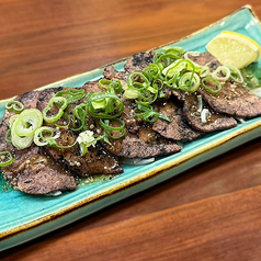 ねぎ塩牛タンの藁焼き