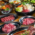 お肉は全て店内カット、自家製多数のサイドメニューで食べ放題とは思えないクオリティを提供致します