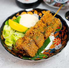 鮪の串揚げ 自家製タルタル添え