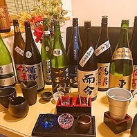 日本酒のほかにもビール、焼酎、ワインからカクテルまで