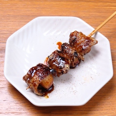 にんにく鶏皮巻き