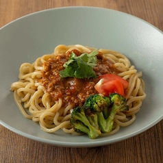 スパイスキーマカレーまぜそば