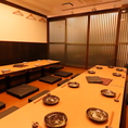 16名様～完全個室の掘りごたつ席をご用意できます。