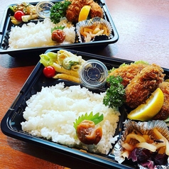 広島産かきフライ弁当～自家製タルタルソース～