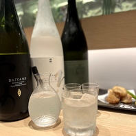 充実したお酒のラインナップ