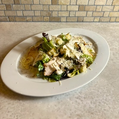 桜姫鶏のシーザーサラダ