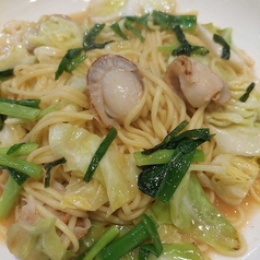 ホタテの青葱塩焼きそば