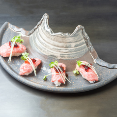 黒毛和牛の肉寿司