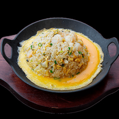 海鮮鉄板チャーハン