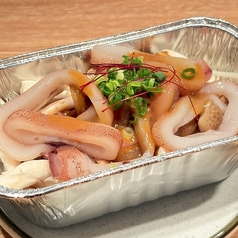 イカとキノコのわた焼き