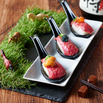 贅沢なプレミアム肉寿司も★ウマ味と海の幸の旨味がお口いっぱいに広がります！