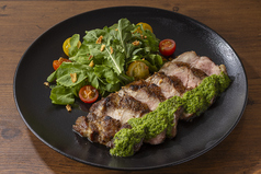 ■米国産氷温熟成黒豚のグリル　スキャリオンソース