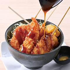 浪速の串かつソース丼