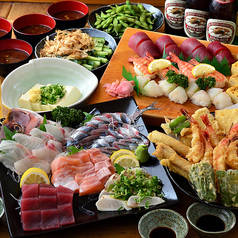 天丼と海鮮 谷町一味禅のコース写真