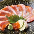 料理メニュー写真&nbsp;飛騨マス刺身（飛騨サーモン）