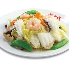 海鮮あんかけ焼きそば