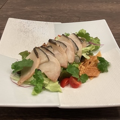 サワラのスモーク　中華風カルパッチョ