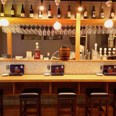 お洒落なカウンター席は15席ご用意しております♪お一人様も大歓迎！