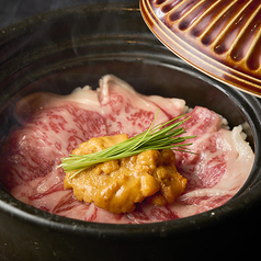 炊きたて土鍋ご飯 【雲丹と季節】