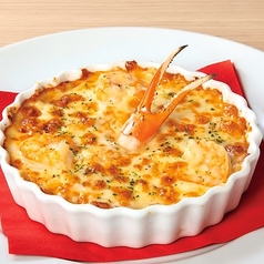 ぷりぷり海老のカニクリームソースドリア