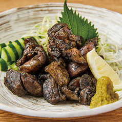 地鶏の炭火焼