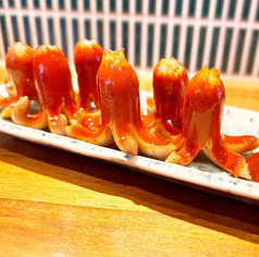 タコさん赤ウインナー/だし巻き玉子