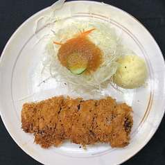 梅ヒレカツ(大葉と梅を包みました)