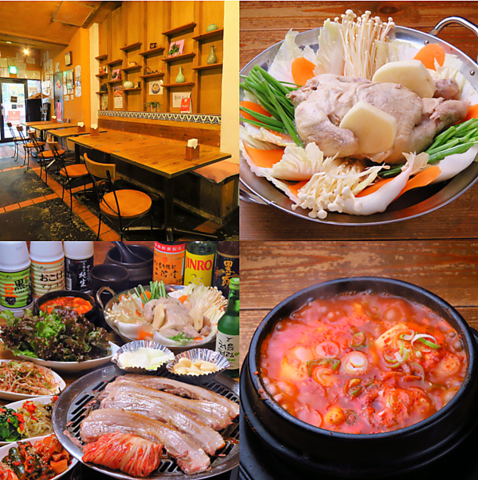 具材沢山でスープも美味しいスンドゥブが人気の韓国料理店