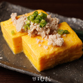 料理メニュー写真 鶏そぼろの餡かけ出汁巻き