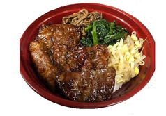 本日のいろいろ焼肉丼【豚、牛】