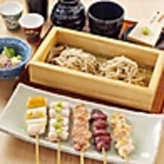 比内地鶏串焼き2時間飲み放題付きコース8000円の写真