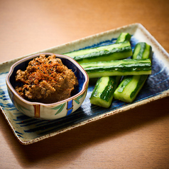 自家製肉味噌きゅうり