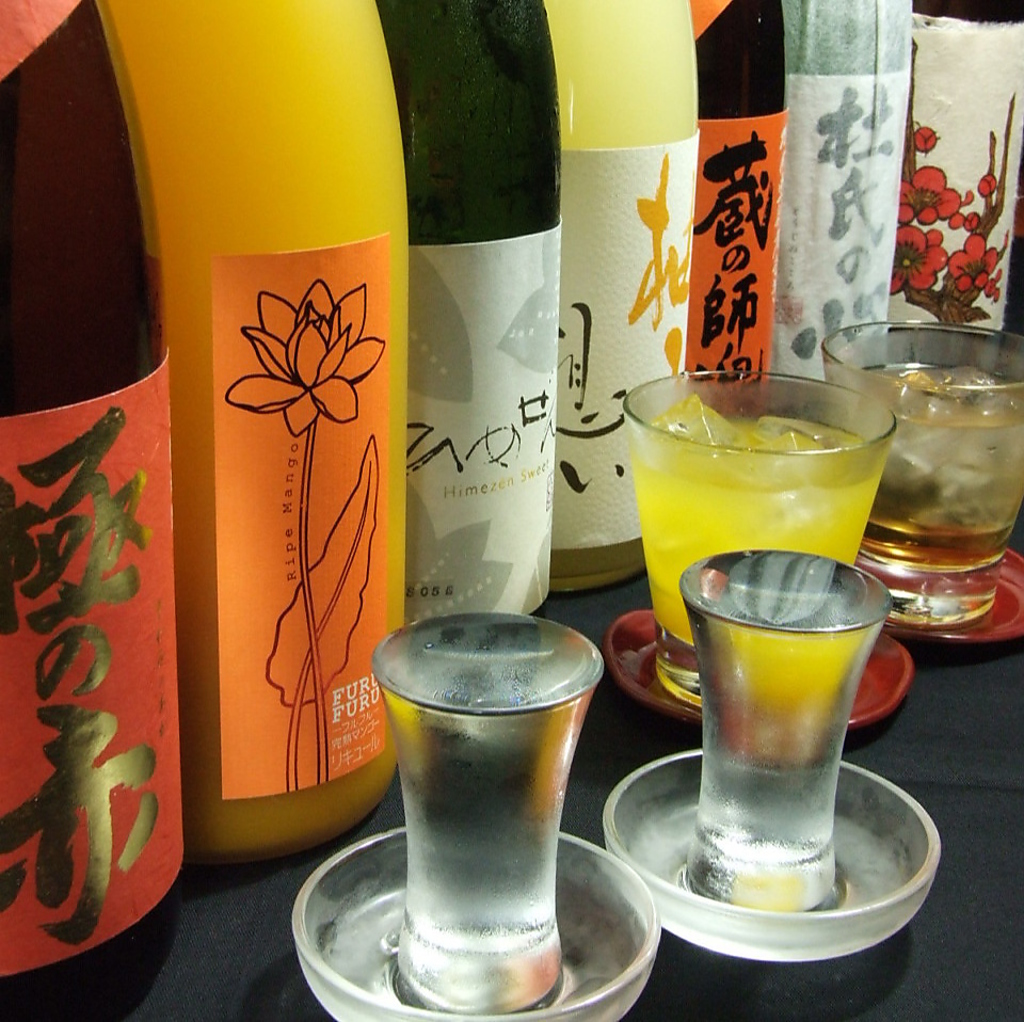 本格焼酎や地酒、梅酒や果実酒も種類豊富にご用意。お気に入りを見つけて下さい。