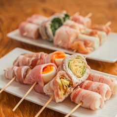 みょうがの巻き串