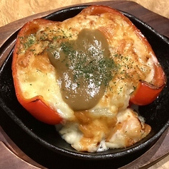 パプリカの海老グラタン