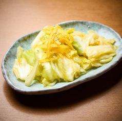 柚子香るキャベツの浅漬け