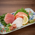 料理メニュー写真&nbsp;沖縄県産生鮮魚のお刺身3点盛り