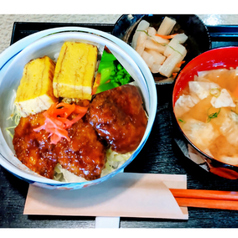 馬カツのっけご飯定食