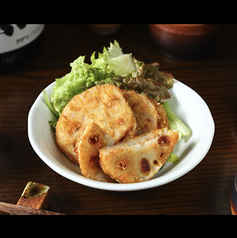 レンコン挟み揚げ