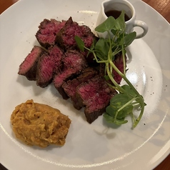 牛サガリのステーキ シャリアピンソース (200g)