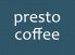 プレストコーヒー presto coffeeのロゴ